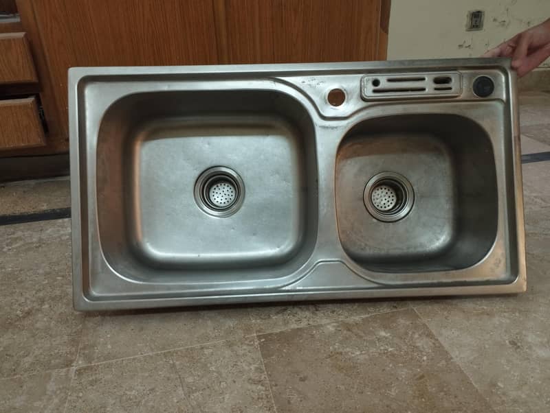 double kitchen sink 1