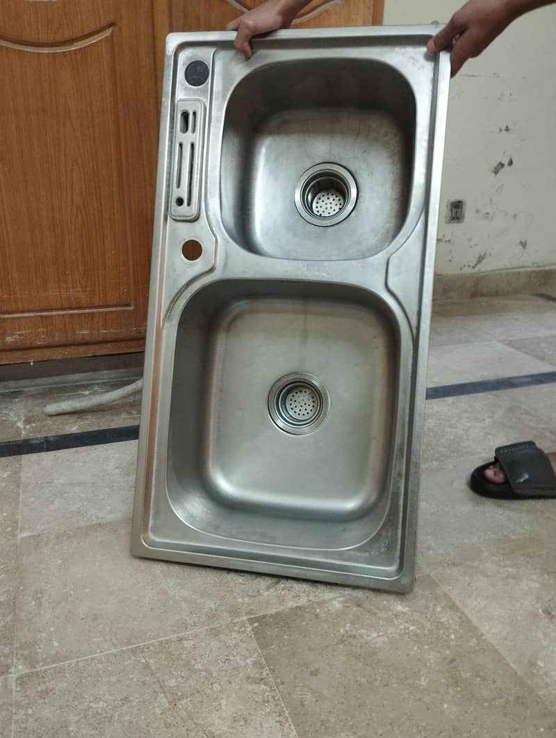 double kitchen sink 3