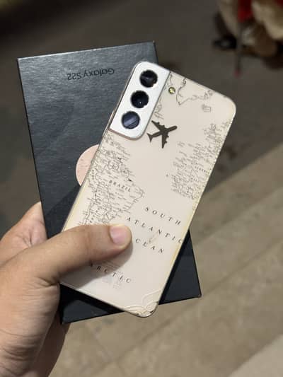 Samsung Mobile S22 8/128 urgent sale with box