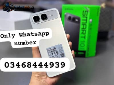 Infinix Smart 10 4/128 tasvir ke upar number WhatsApp per rabta karo