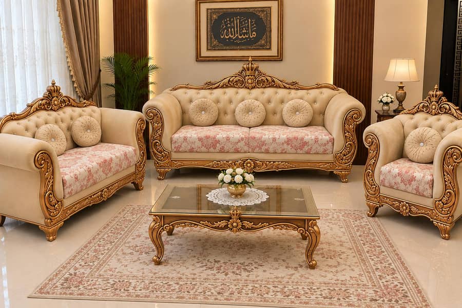 crown sofa set 0