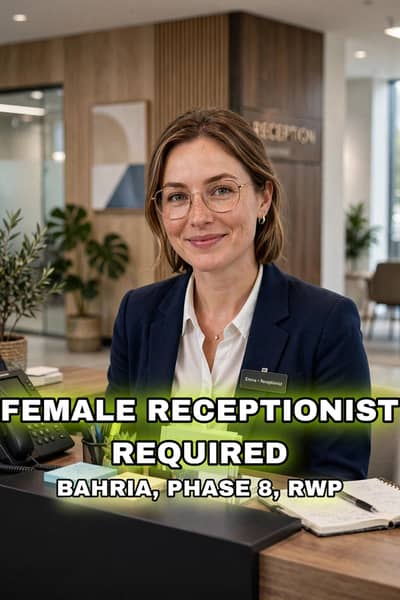Female Receptionist/Computer operator required