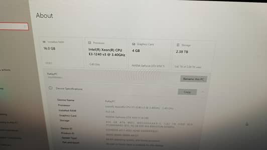 Gaming Pc i7 4gen