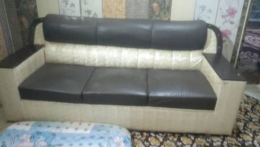 5 seat leather sofa