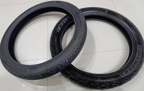 Yamaha ybr front and back original tyre only 4k Kms used