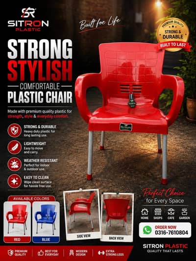 super strong plastic chair