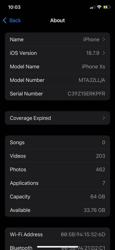 Apple iPhone XS