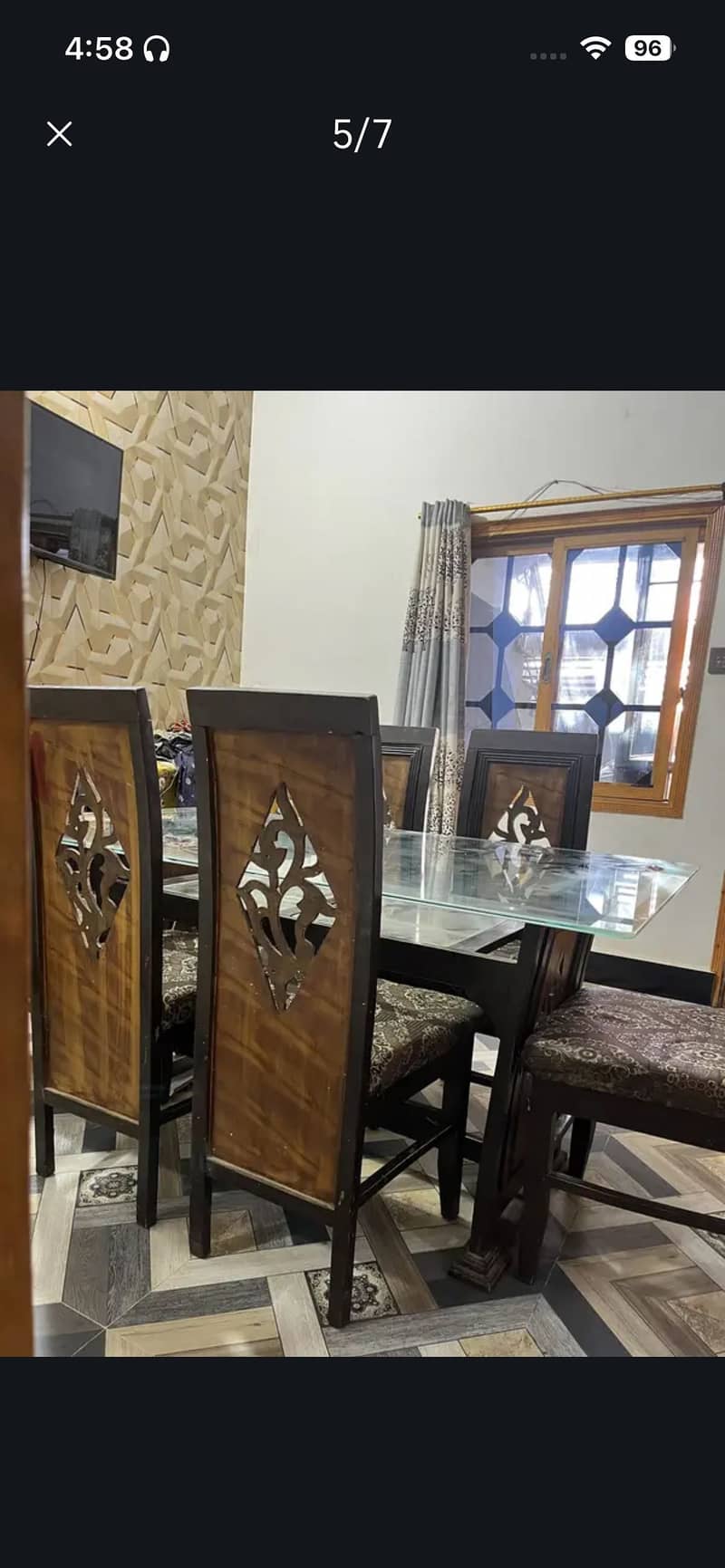Dining table and chairs 1