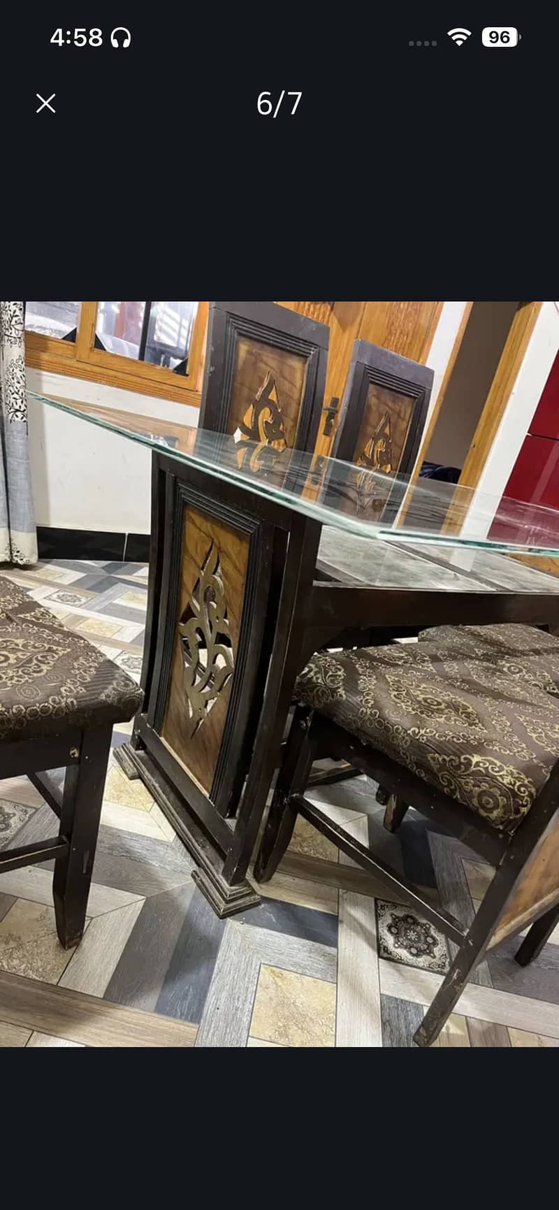 Dining table and chairs 4