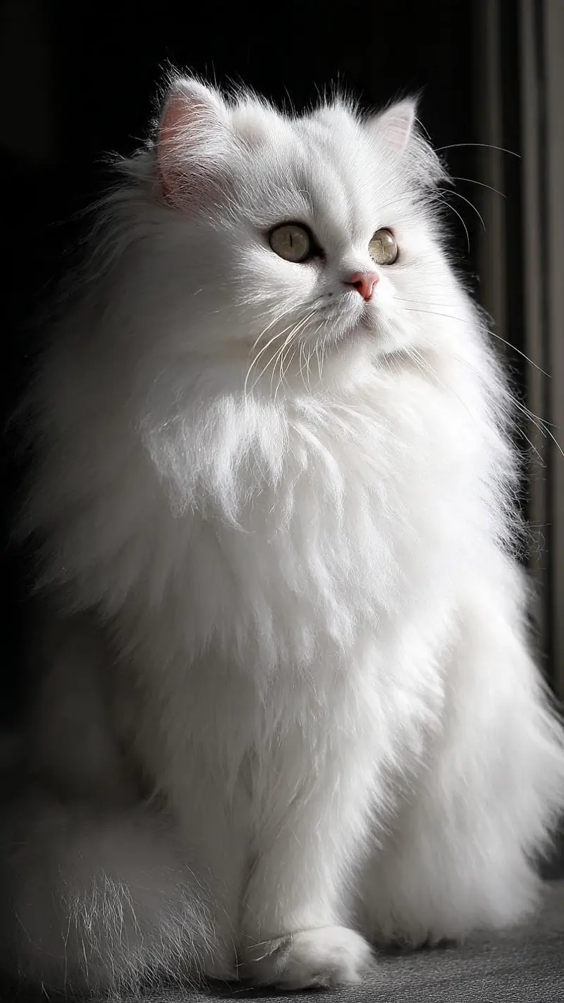 Persian white cat
