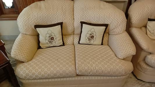 6 Seater Fabric Sofa Set