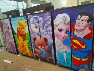 Kids Wooden Wardrobe
