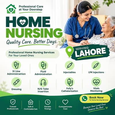 Home nursing services Lahore