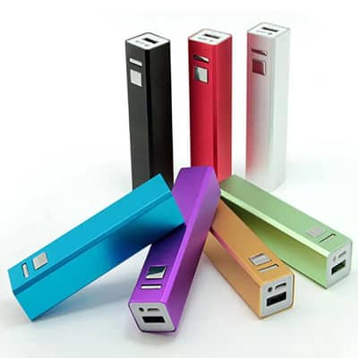 Power bank with 2600mAH power.