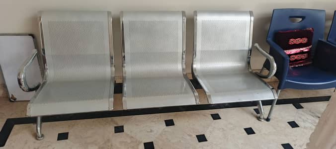 3 Seater Steel clinic