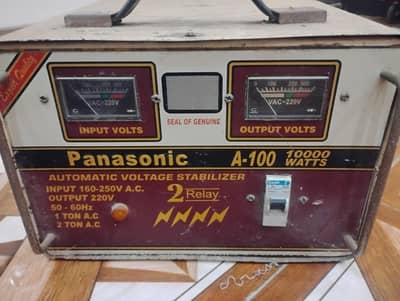 Panasonic 10000W Automatic Voltage Stabilizer (For 1 Ton & 2 Ton AC)