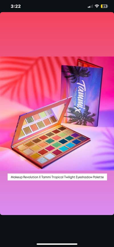 Revolution x Tammi Tropical Carnival Palette