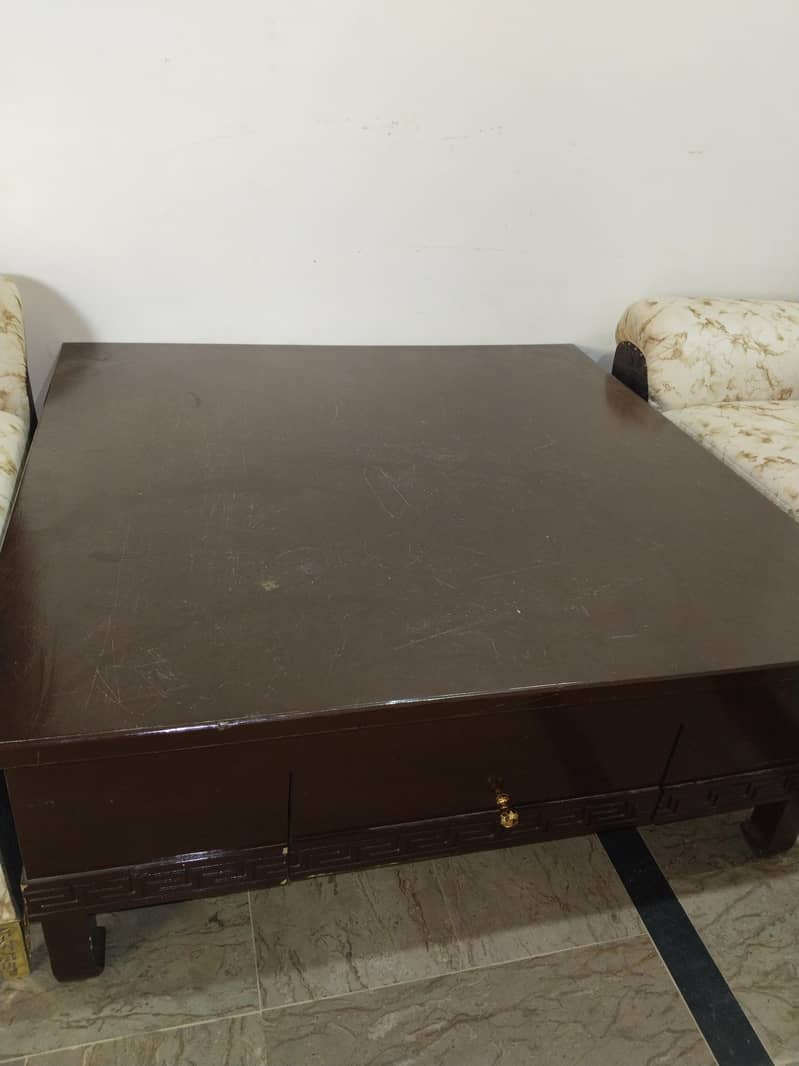 sofa set bed and table. 4