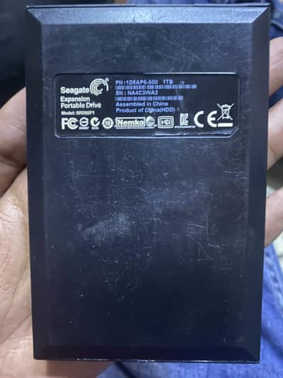 1TB Toshiba Portable Hardware with 100% Health