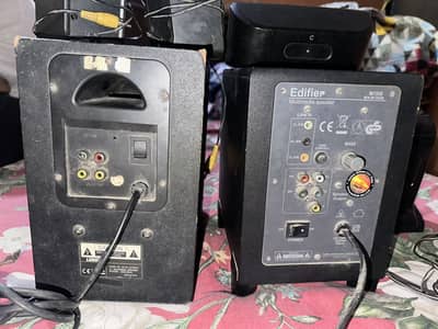 Lunar and Edifier Speakers