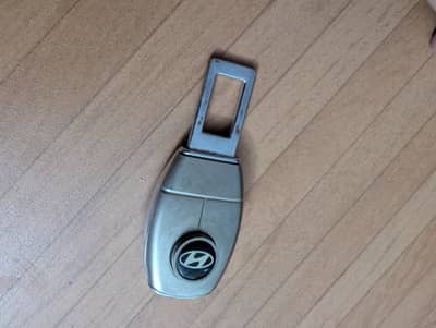 Logo Seat Belt Clip (Metal) – Stylish Comfort & Safety