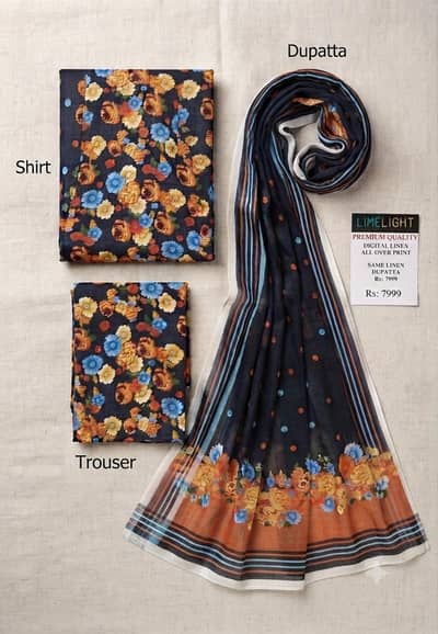 3pcs lilen lime light 3pce premium quality suit only 4999 home deliver