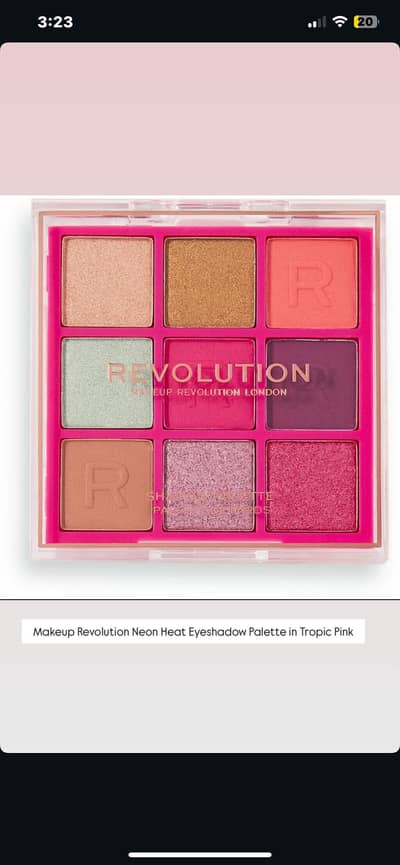 Makeup Revolution Neon Heat Eyeshadow Palette in Tropic Pink