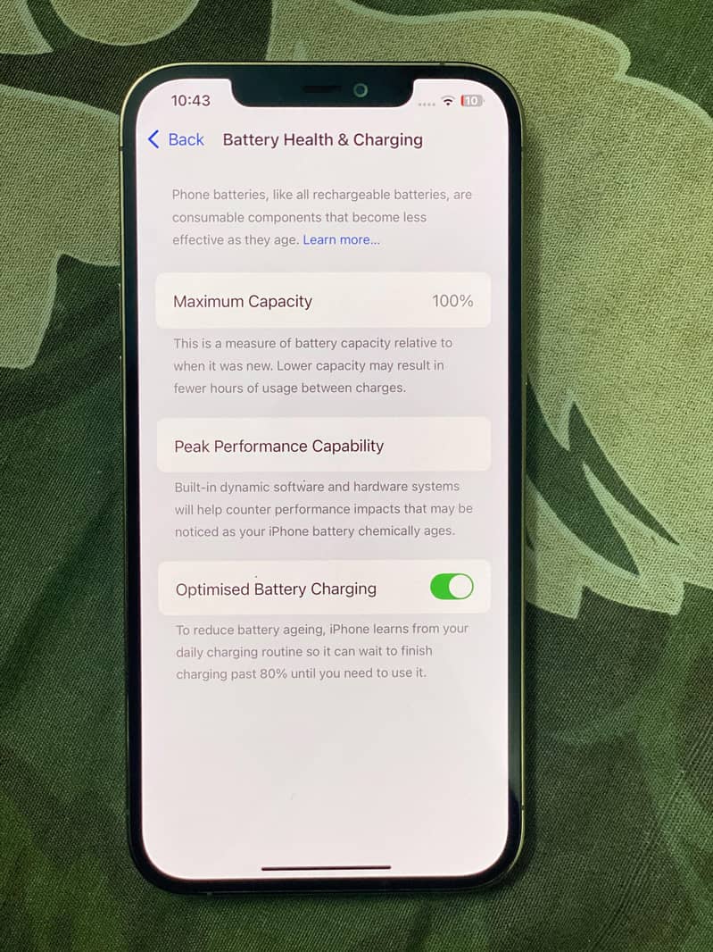 Apple iPhone 12 Pro Max Jv scratchless zero meter 4