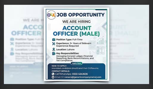 account officer needed