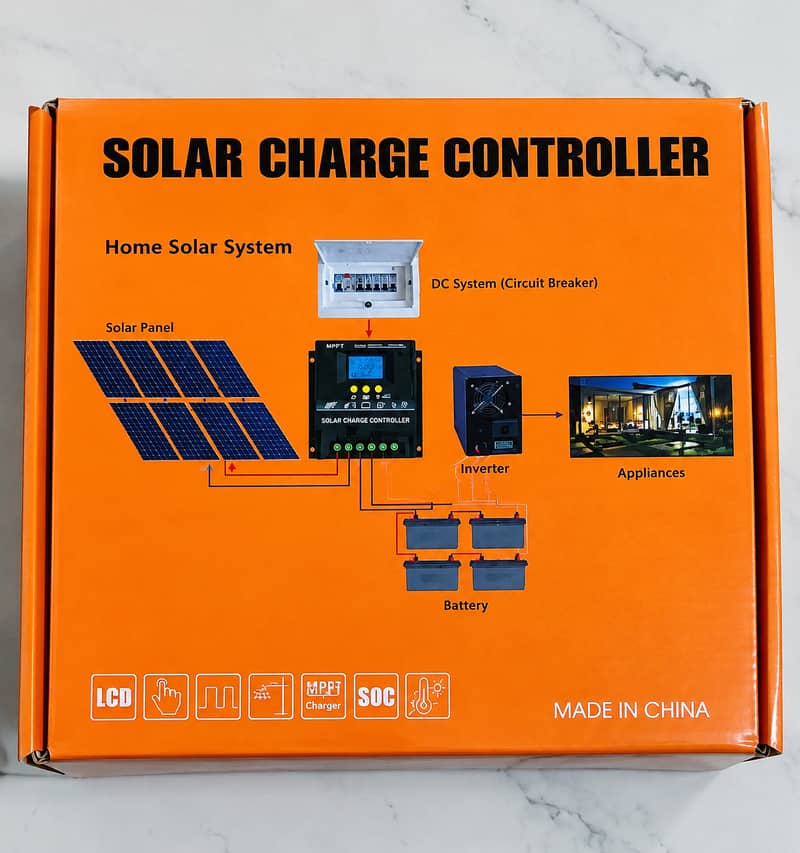 Complete Solar Setup – Solar Panel, MPPT Controller, Stand & Wires 2