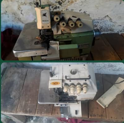 1 Overlock Machine 747F. Rs. 40.000>>2 Osaka Pegasus L52 Peko  Rs50.000