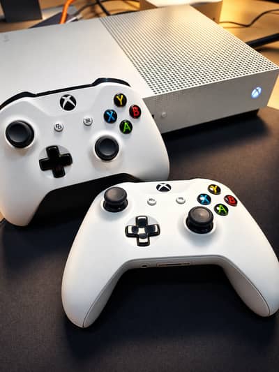 XBOX ONE S 1TB – IMPORTED | 2 CONTROLLERS | 43 GAMES INSTALLED