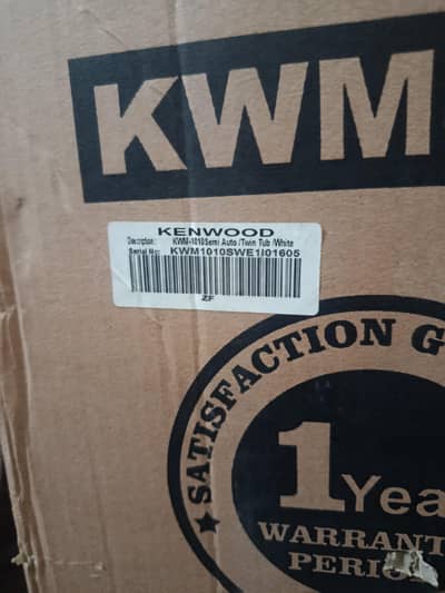 kenwood washing machine