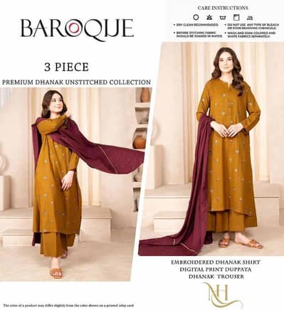 Apex Deal Baroque unstitched lawn for women 42