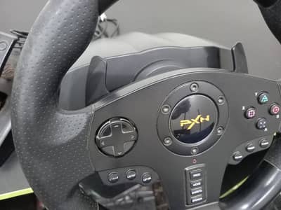 PXN V900 Steering Wheel + Pedals | PS4 Xbox PC | 900° Racing Setup