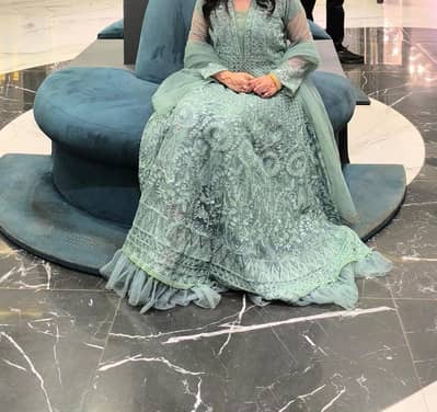 Heavy embroidered frock 2pc / formal wear