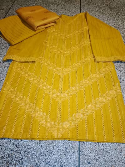 lown cotton 3 pice