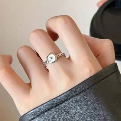 Aesthetic Mini Watch Style Rings