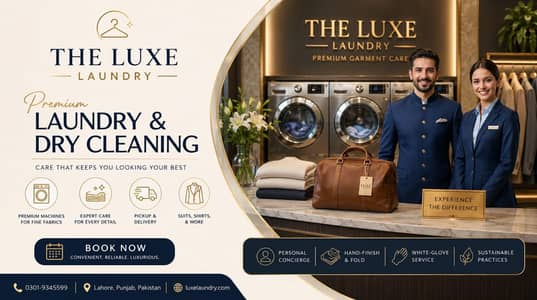 The Luxe Laundry – Premium Dry Cleaning & Free Pickup (Lahore)