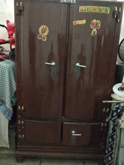2 Door iron wardrobe