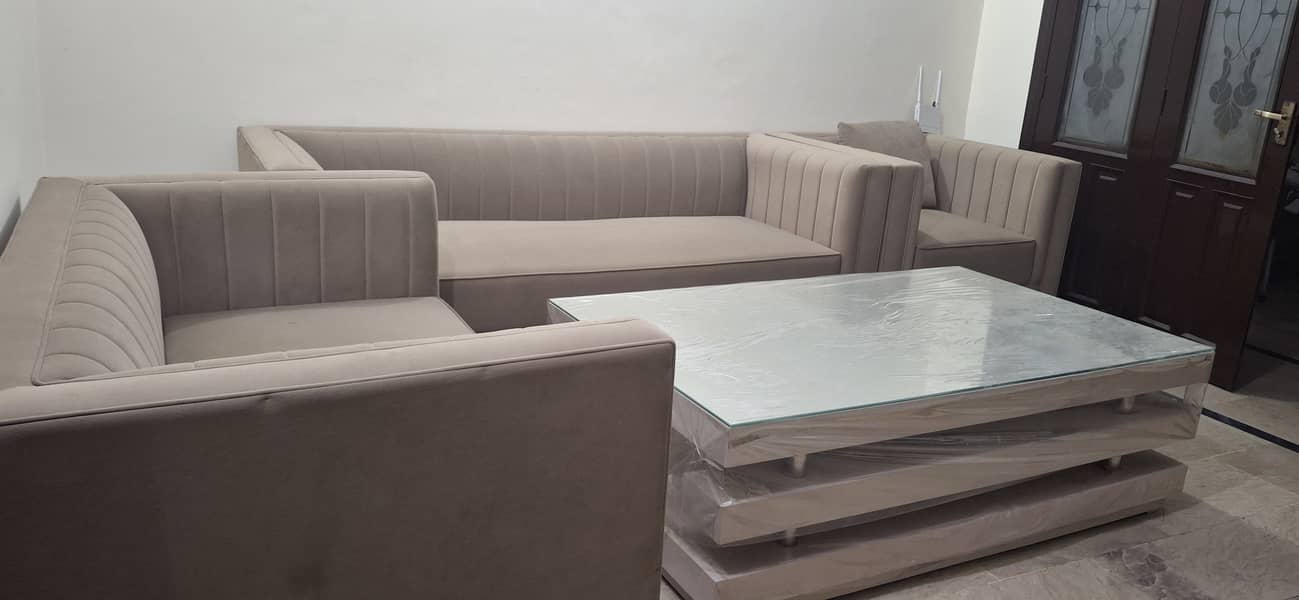 Sofa Set (3+2+1) & Table 1