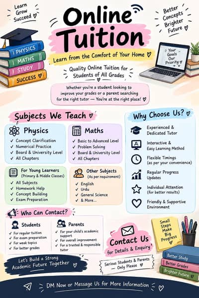 Online Tuition — Learn Better, Score Better! 