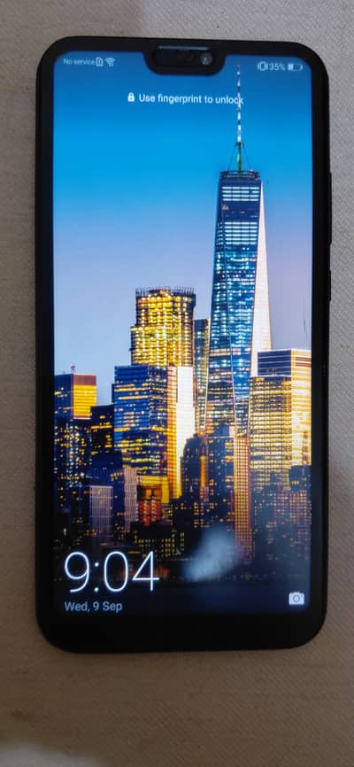 Huawei P20 Lite 128GB with chager abd cable
