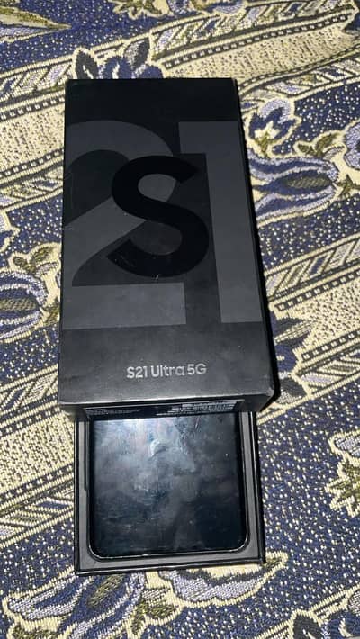 Samsung Mobile S21 Ultra with box