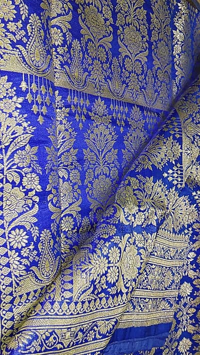 2 pure indian banarsi sarees unstitched