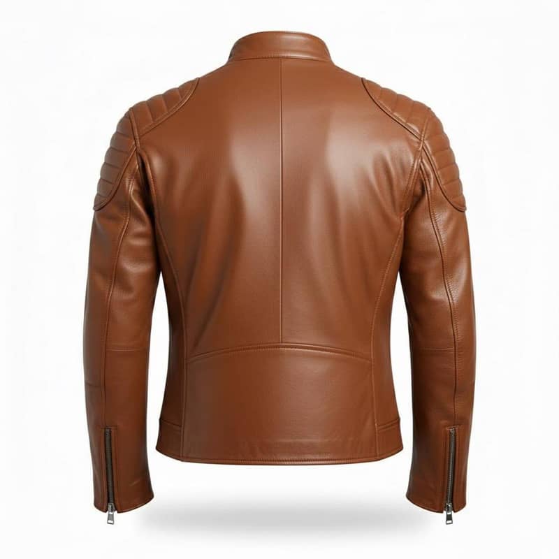 brown leather jacket 1