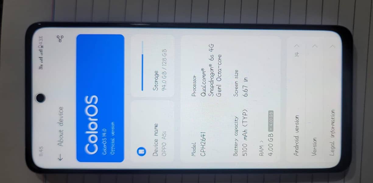 OPPO A5 9