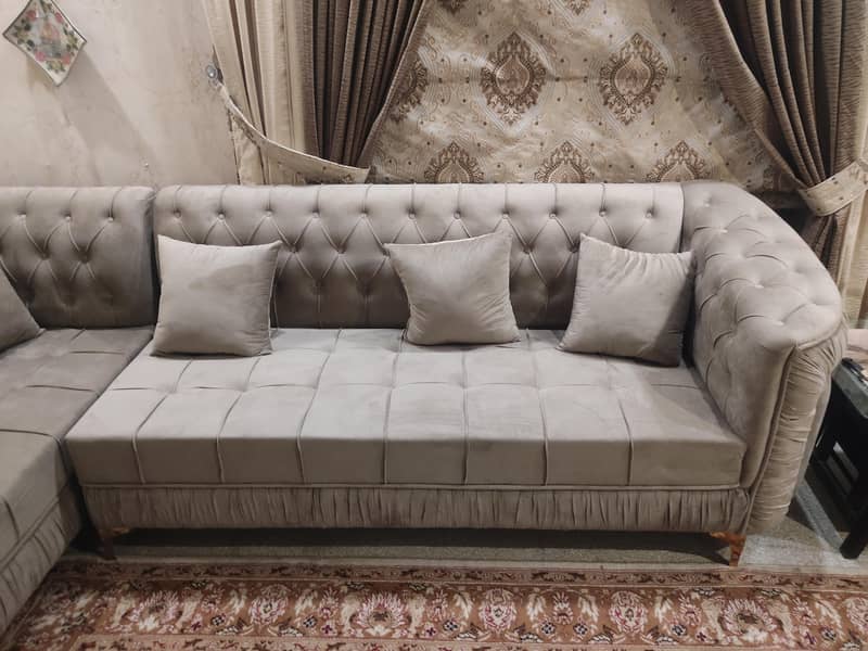 L shape sofa 2