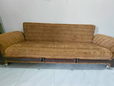 sofa set and sofacum bed