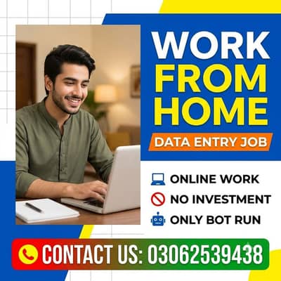 Work From Home Data Entry Job – No Investment